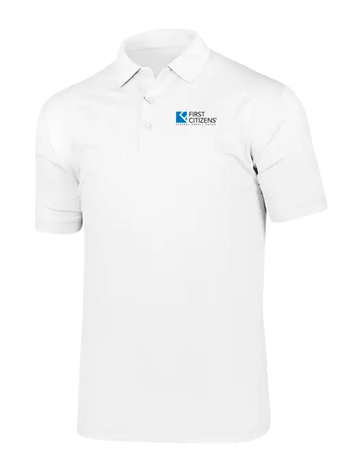 Callaway Vibrant Bright White Ventilated Polo w/First Citizens' Logo