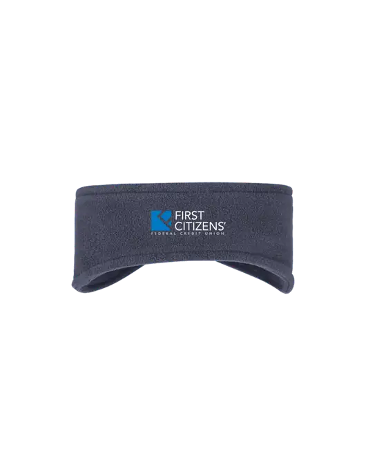 Navy Stretch Fleece Headband w/First Citizens' Logo