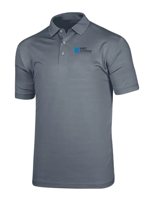 Callaway Vibrant Light Grey Ventilated Polo w/First Citizens' Logo