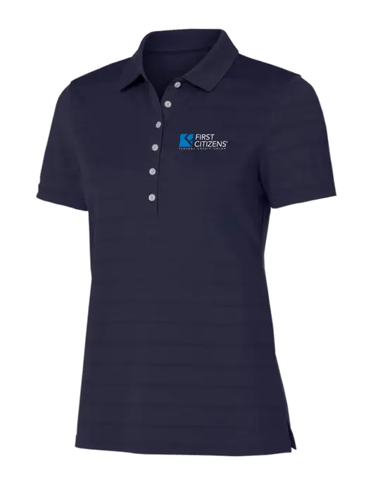 Callaway Womens Navy Ventilated Polo w/First Citizens' Logo
