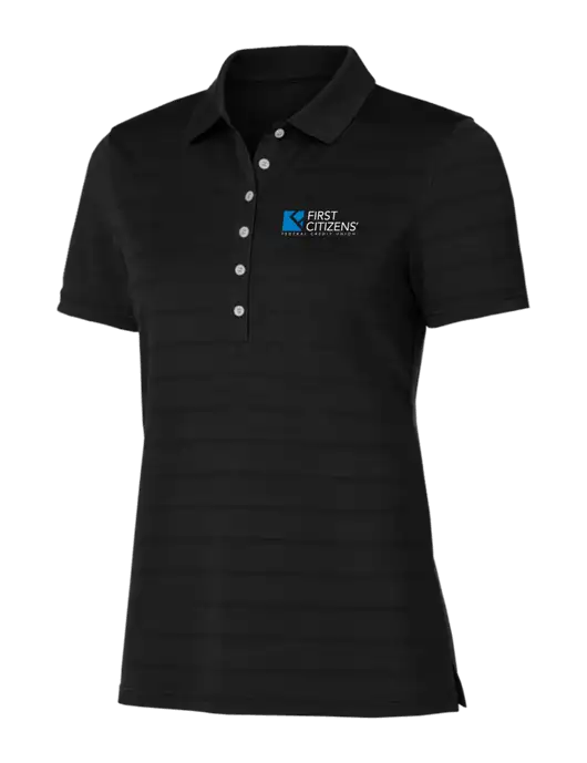 Callaway Womens Black Ventilated Polo w/First Citizens' Logo