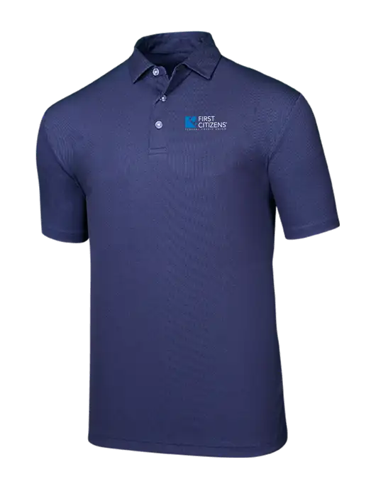 Callaway Birdseye Navy Polo w/First Citizens' Logo