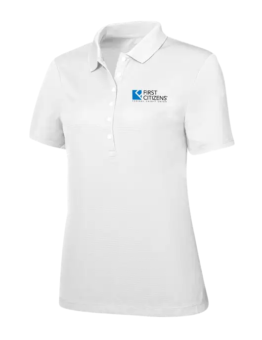 Callaway Womens Ottoman Bright White Polo w/First Citizens' Logo