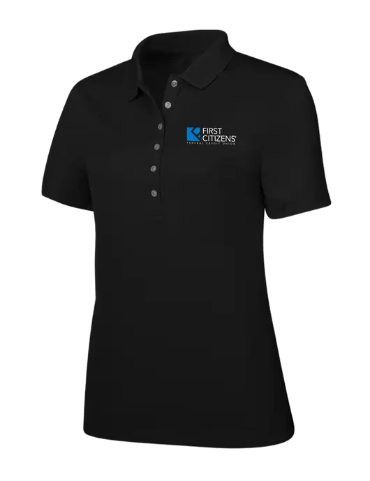 Callaway Womens Ottoman Black Polo w/First Citizens' Logo