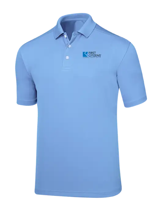 Callaway Core Light Blue Performance Polo w/First Citizens' Logo