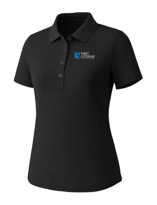 Callaway Womens Core Black Performance Polo w/First Citizens' Logo