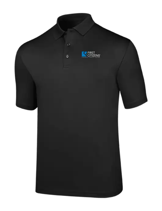 Callaway Opti-Dri Black Chev Polo w/First Citizens' Logo