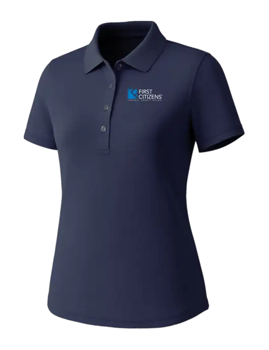 Callaway Womens Core Navy Performance Polo w/First Citizens' Logo