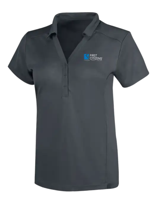 OGIO Dark Grey Womens Framework Polo w/First Citizens' Logo