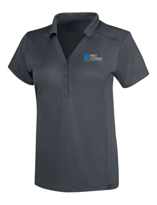 OGIO Dark Grey Womens Framework Polo w/First Citizens' Logo