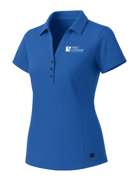 OGIO Womens Royal Blue ONYX Polo w/First Citizens' Logo