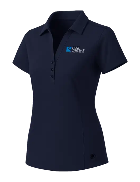 OGIO Womens Navy ONYX Polo w/First Citizens' Logo