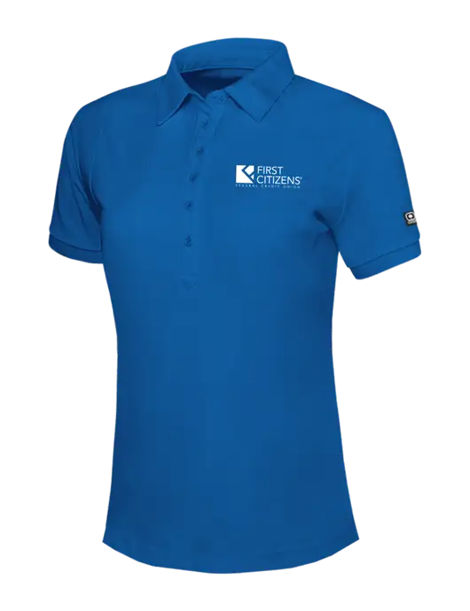 OGIO Womens Royal Blue Jewel Polo w/First Citizens' Logo