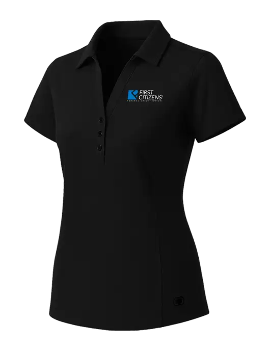 OGIO Womens Blacktop ONYX Polo w/First Citizens' Logo