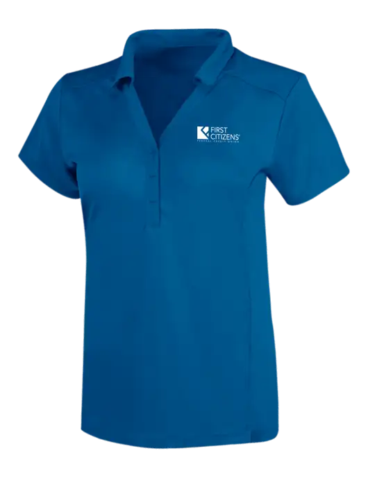 OGIO Royal Blue Womens Framework Polo w/First Citizens' Logo