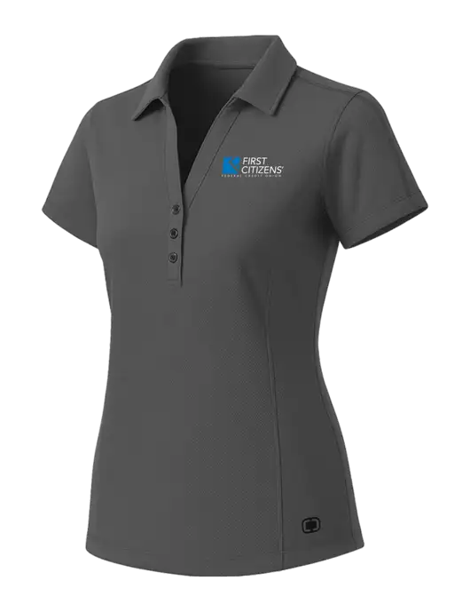 OGIO Womens Medium Grey ONYX Polo w/First Citizens' Logo