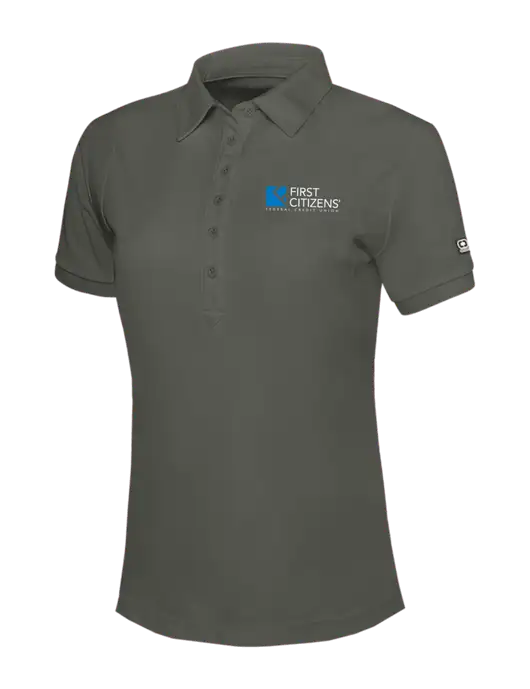 OGIO Womens Medium Grey Jewel Polo w/First Citizens' Logo