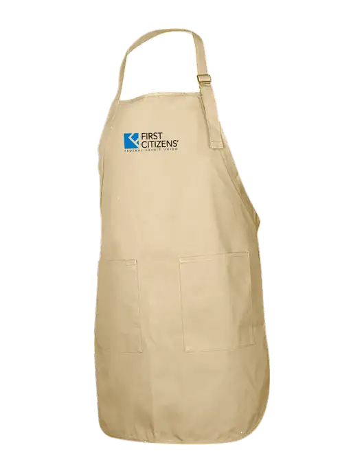 Full-Length Stone Apron With Pockets w/First Citizens' Logo