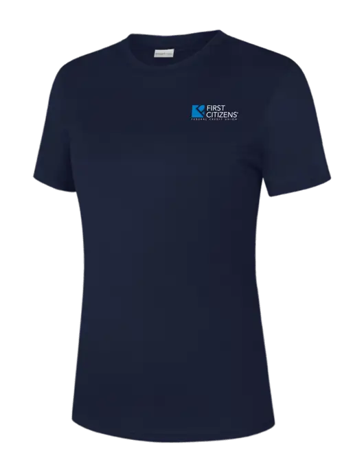 Womens Navy PosiCharge Competitor Tee w/First Citizens' Logo