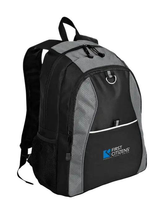 Honeycomb Grey/Black Backpack w/First Citizens' Logo