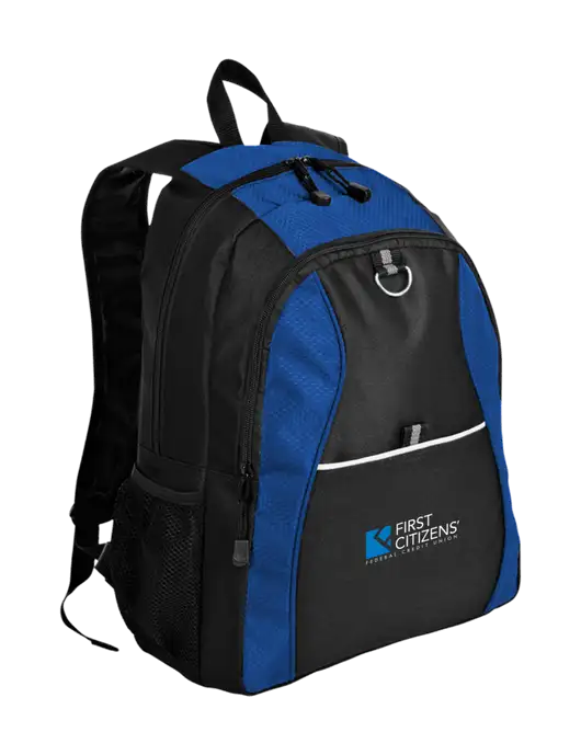 Honeycomb Twilight Blue/Black Backpack w/First Citizens' Logo