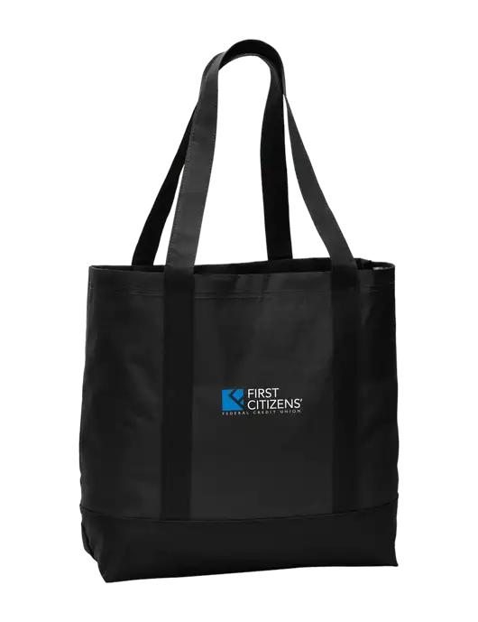 Carryall Black/Black Day Tote w/First Citizens' Logo