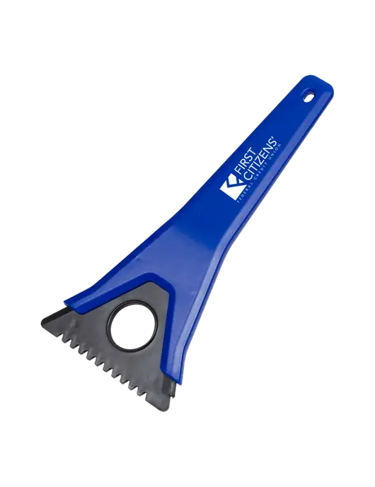 TriBlade Blue Windshield Scraper w/First Citizens' Logo