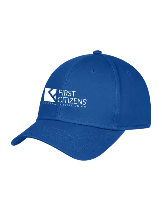 Royal Structured Cap Hook & Loop w/First Citizens' Logo