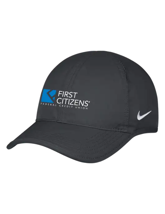 Nike Charcoal Featherlight Cap w/First Citizens' Logo