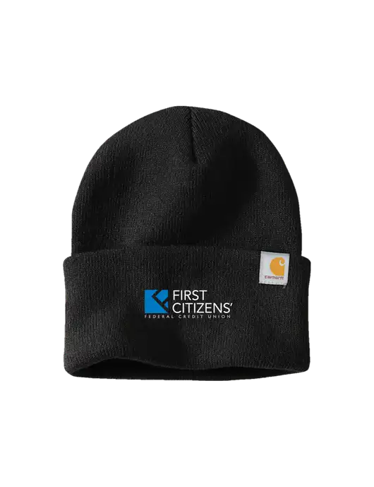 Carhartt Black Watch Cap 2.0 w/First Citizens' Logo