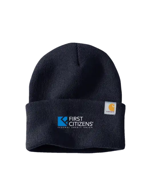 Carhartt Navy Watch Cap 2.0 w/First Citizens' Logo