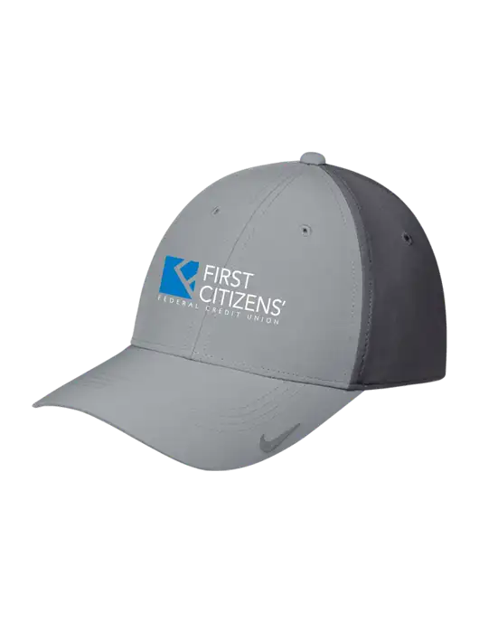 Nike Light Grey/Dark Grey Dri-FIT Legacy Cap w/First Citizens' Logo