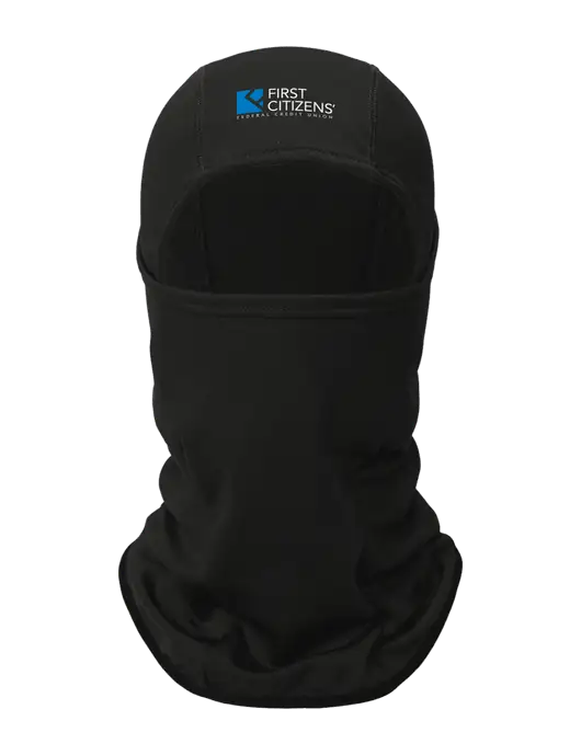 Black CornerStone Smooth Fleece Face Mask w/First Citizens' Logo