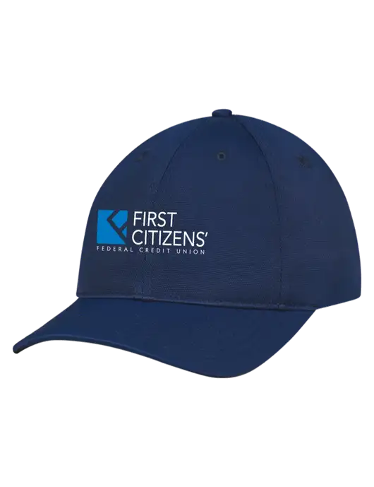 Navy Nylon Twill Performance Cap w/First Citizens' Logo
