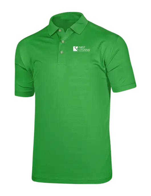 Callaway Vibrant Kelly Green Ventilated Polo w/First Citizens' Logo