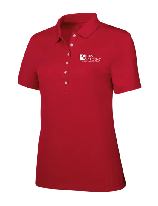 Callaway Womens Ottoman Red Polo w/First Citizens' Logo