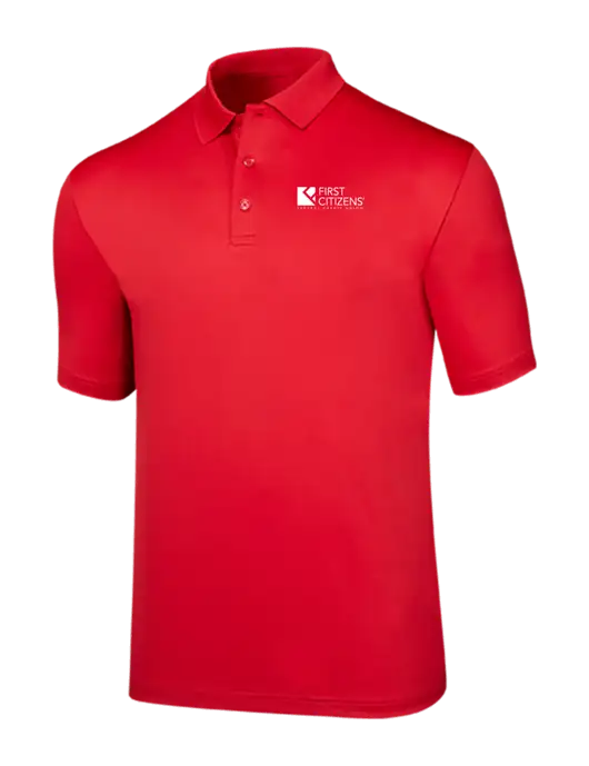 Callaway Opti-Dri Red Chev Polo w/First Citizens' Logo