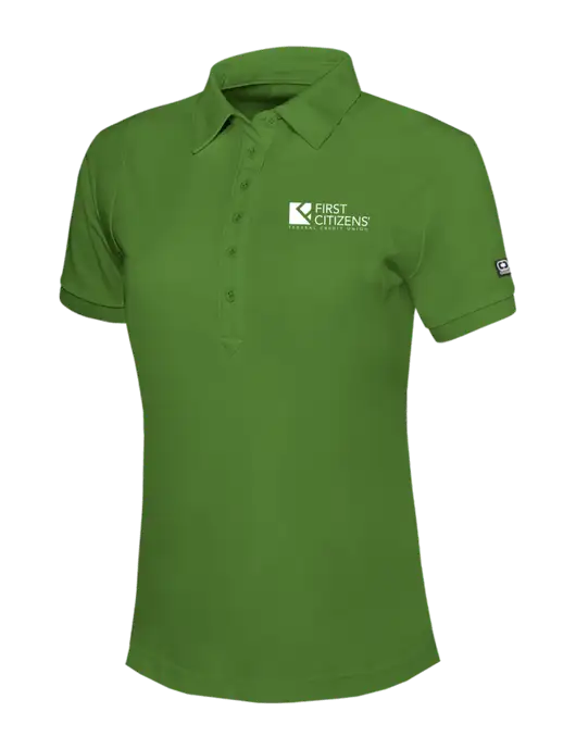 OGIO Womens Dark Kelly Green Jewel Polo w/First Citizens' Logo