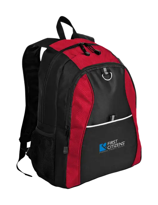Honeycomb Red/Black Backpack w/First Citizens' Logo