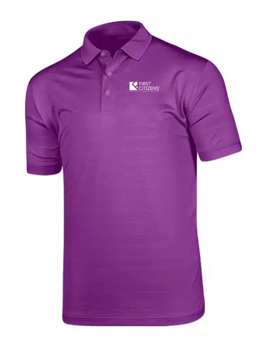 Callaway Vibrant Purple Ventilated Polo w/First Citizens' Logo