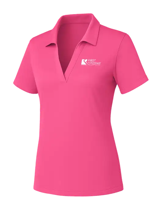 Womens Pink PosiCharge RacerMesh Polo w/First Citizens' Logo