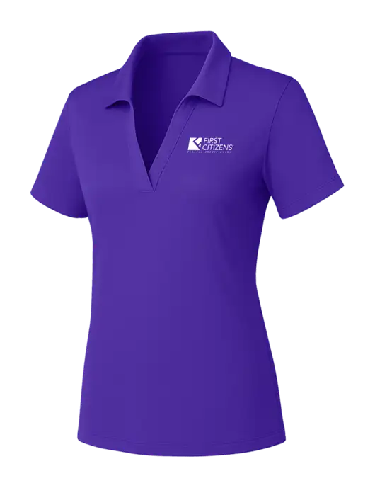 Womens Purple PosiCharge RacerMesh Polo w/First Citizens' Logo