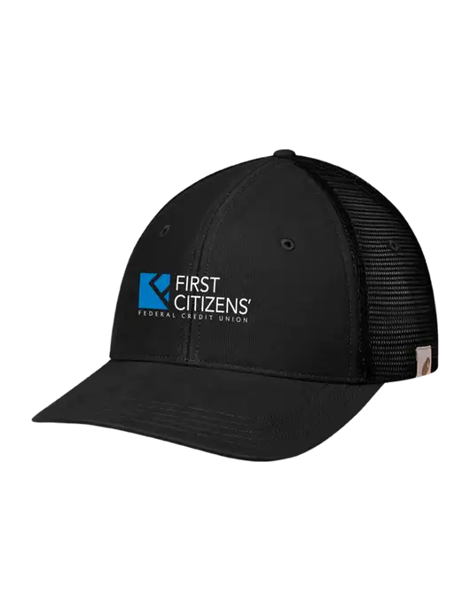Carhartt Black Canvas Trucker Cap w/First Citizens' Logo