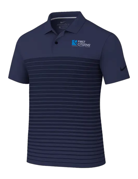 Nike Navy Dri-FIT Vapor Block Polo w/First Citizens' Logo