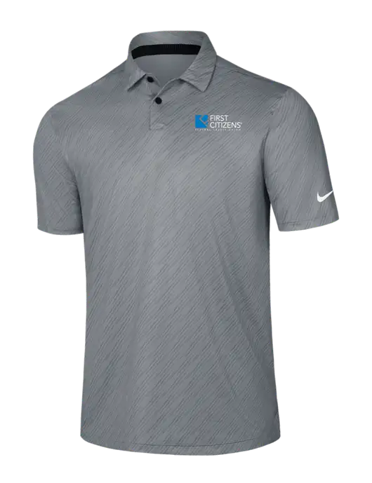 Nike Medium Grey Vapor Dash Polo w/First Citizens' Logo
