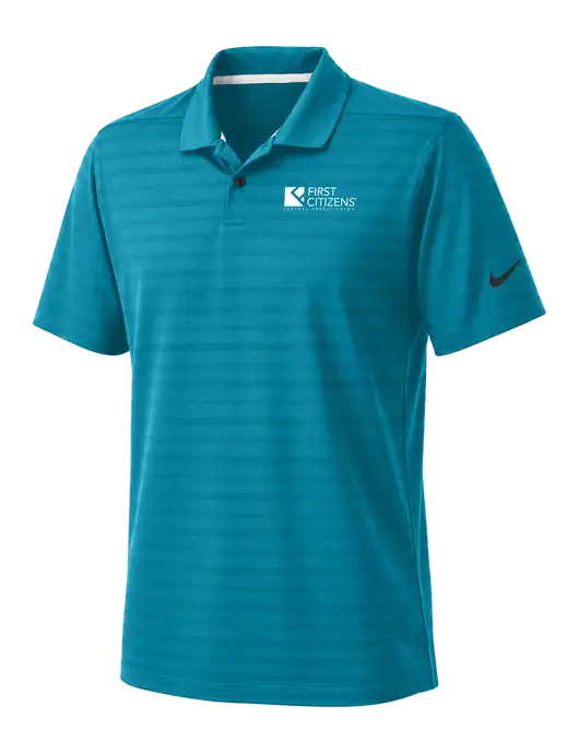 Nike Sapphire Blue Dri-FIT Vapor Jacquard Polo w/First Citizens' Logo