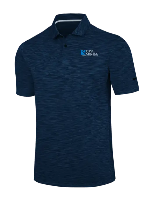 Nike Navy Dri-FIT Vapor Space Dyed Polo w/First Citizens' Logo
