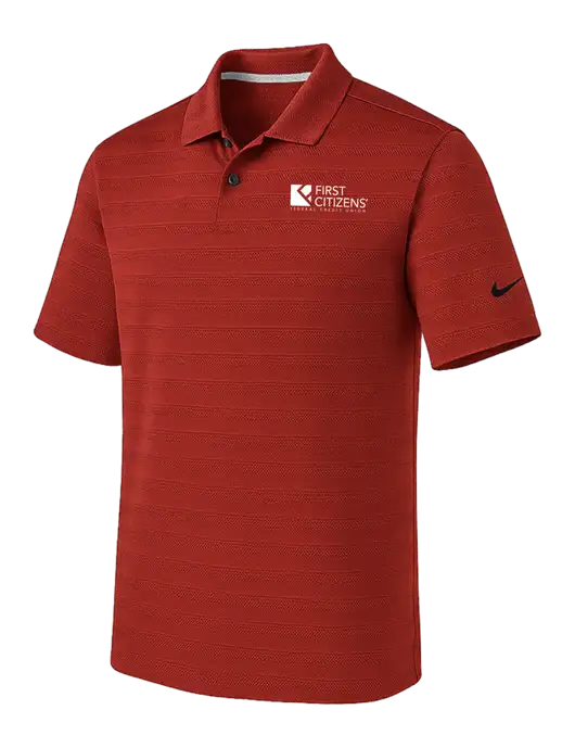 Nike Cardinal Dri-FIT Vapor Jacquard Polo w/First Citizens' Logo