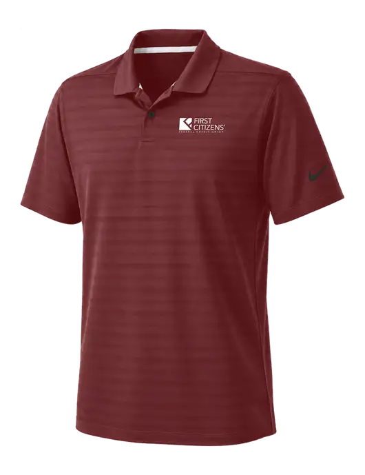 Nike Cardinal Dri-FIT Vapor Jacquard Polo w/First Citizens' Logo