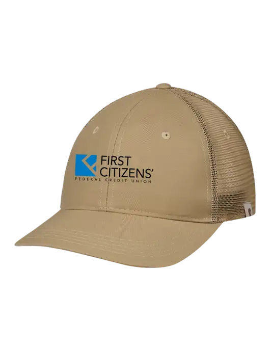 Carhartt Dark Tan Trucker Rugged Pro Series Cap w/First Citizens' Logo